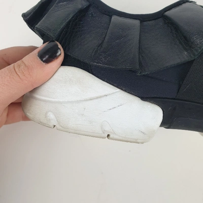 Pre-owned Emilio Pucci Black Suede Trainers