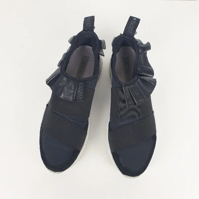 Pre-owned Emilio Pucci Black Suede Trainers