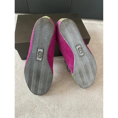 Pre-owned Escada Trainers In Pink