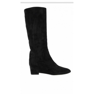Pre-owned Jimmy Choo Boots In Black