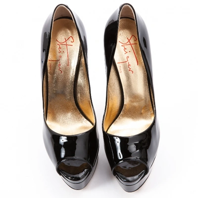 Pre-owned Walter Steiger Patent Leather Heels In Black