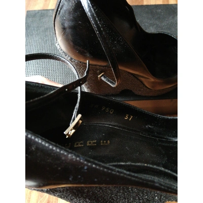Pre-owned Lerre Black Leather Heels