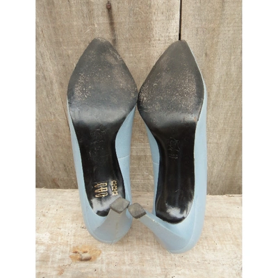 Pre-owned Charles Jourdan Leather Heels In Grey