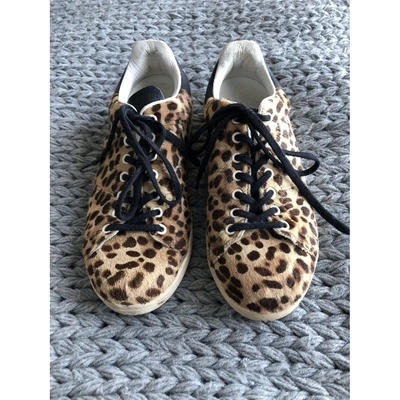 Pre-owned Isabel Marant Bart Brown Pony-style Calfskin Trainers