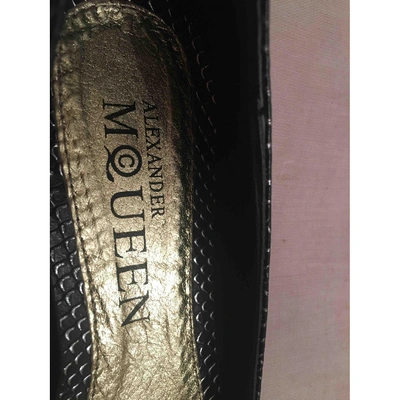 Pre-owned Alexander Mcqueen Leather Ballet Flats In Multicolour