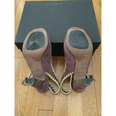 Pre-owned Barbara Bui Leather Heels In Purple