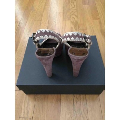 Pre-owned Barbara Bui Leather Heels In Purple