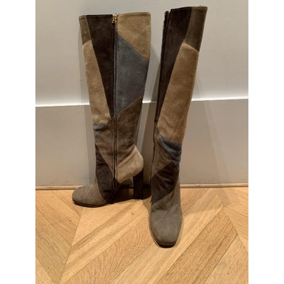 Pre-owned Etro Multicolour Suede Boots