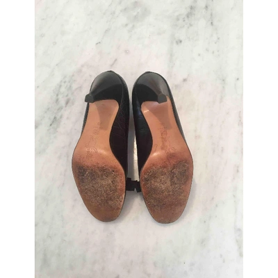 Pre-owned Marni Leather Heels In Black