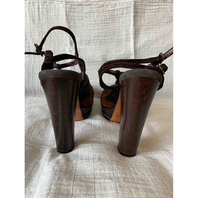 Pre-owned Vanessa Bruno Brown Leather Heels