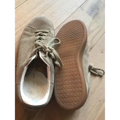 Pre-owned Isabel Marant Bart Beige Suede Trainers