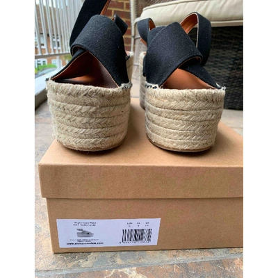 Pre-owned Alohas Cloth Espadrilles In Black