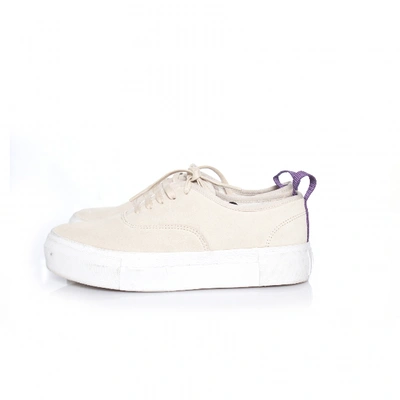 Pre-owned Eytys Cloth Trainers In Beige