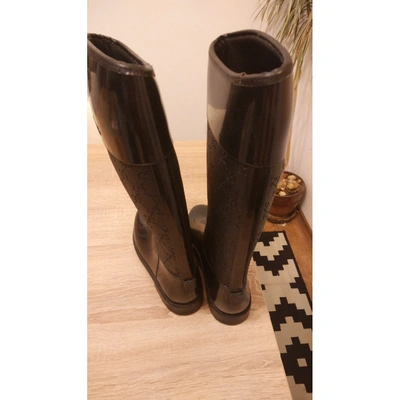 Pre-owned Gucci Arielle Black Boots