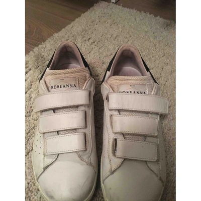 Pre-owned Roseanna White Leather Trainers