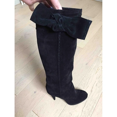 Pre-owned Dior Boots In Black