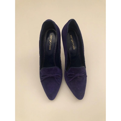 Pre-owned Sergio Rossi Heels In Blue