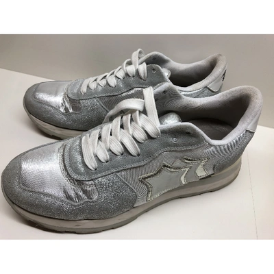 Pre-owned Atlantic Stars Trainers In Silver