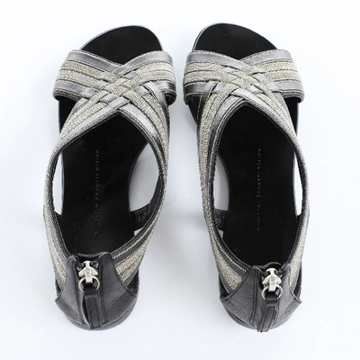 Pre-owned Giuseppe Zanotti Black Leather Flats