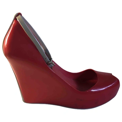 Pre-owned Melissa Red Mules & Clogs