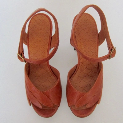 Pre-owned Chie Mihara Camel Leather Sandals