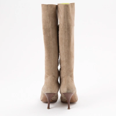 Pre-owned Missoni Beige Suede Boots