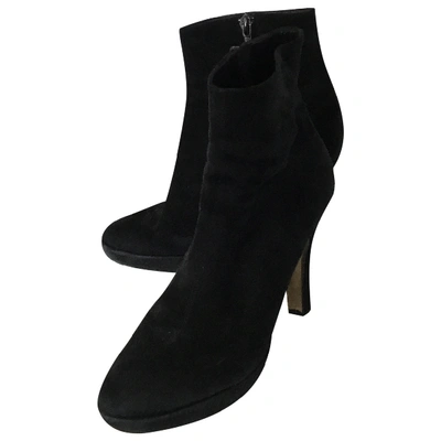Pre-owned Sonia Rykiel Ankle Boots In Black