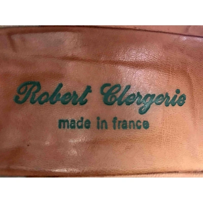 Pre-owned Robert Clergerie Cloth Heels In Blue