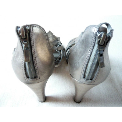 Pre-owned Comptoir Des Cotonniers Leather Heels In Gold