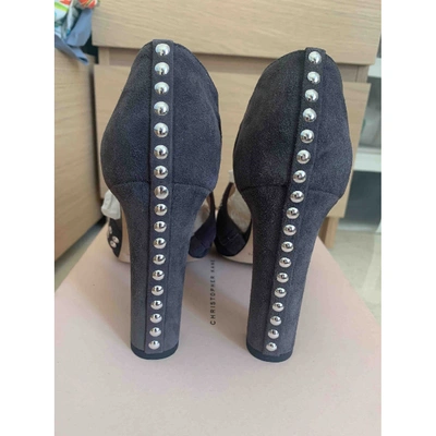 Pre-owned Christopher Kane Sandals In Grey