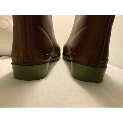 Pre-owned Tatoosh Brown Rubber Boots