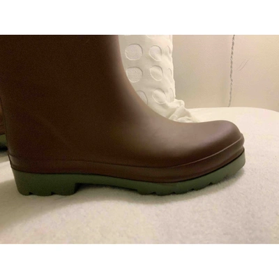 Pre-owned Tatoosh Brown Rubber Boots