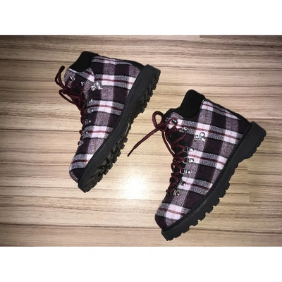 Pre-owned Diemme Burgundy Cloth Boots