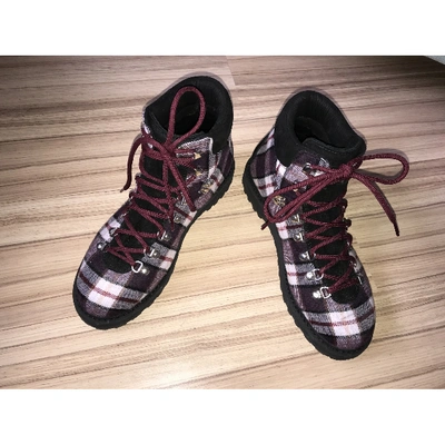 Pre-owned Diemme Burgundy Cloth Boots