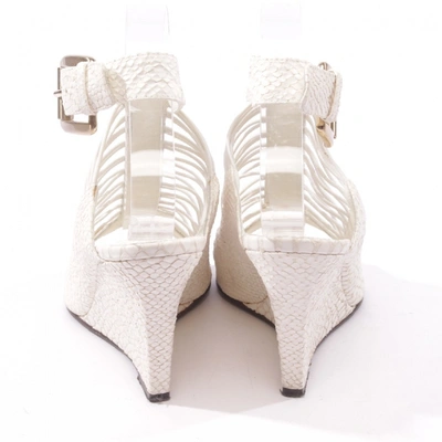 Pre-owned Givenchy White Leather Sandals