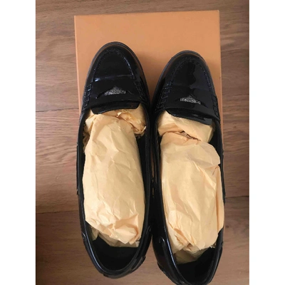 Pre-owned Tod's Patent Leather Heels In Black