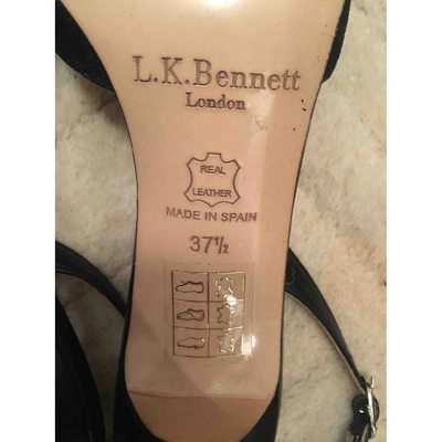 Pre-owned Lk Bennett Black Leather Sandals