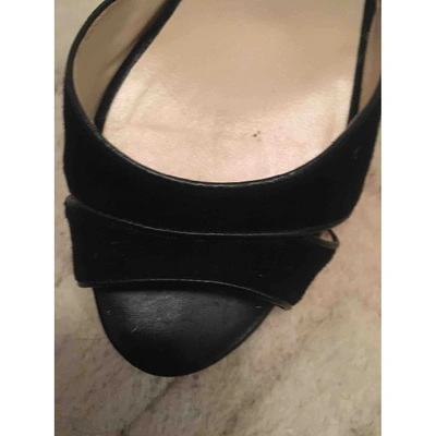 Pre-owned Lk Bennett Black Leather Sandals