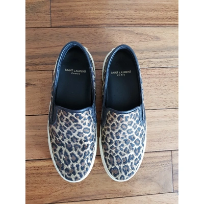 Pre-owned Saint Laurent Cloth Trainers