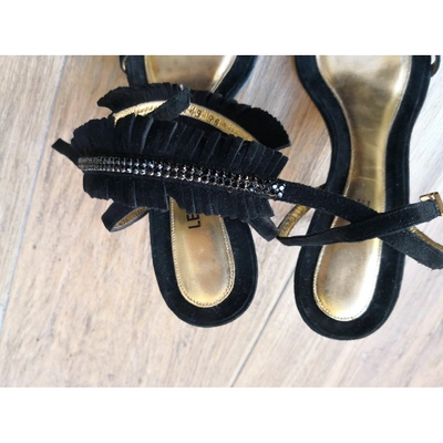 Pre-owned Lerre Sandals In Black