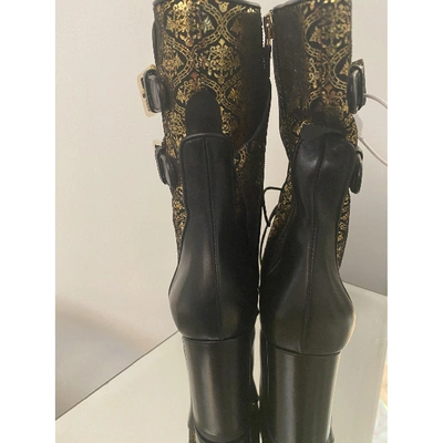 Pre-owned Laurence Dacade Leather Boots In Black