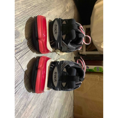 Pre-owned Balenciaga Track Trainers In Black