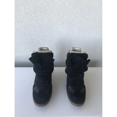 Pre-owned Isabel Marant Bayley Trainers In Black