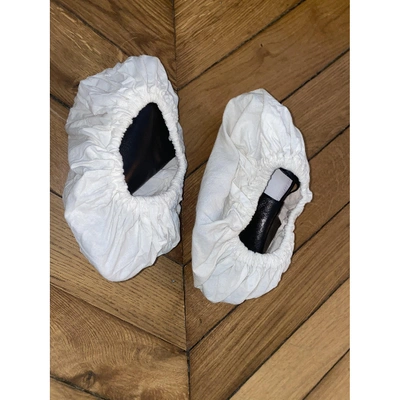 Pre-owned Maison Margiela Leather Sandals In Black
