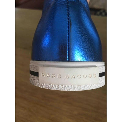 Pre-owned Marc Jacobs Red Glitter Trainers