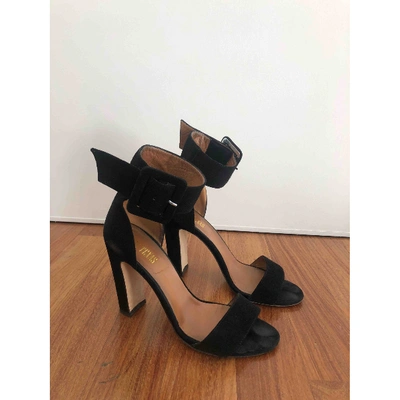 Pre-owned Paris Texas Sandals In Black