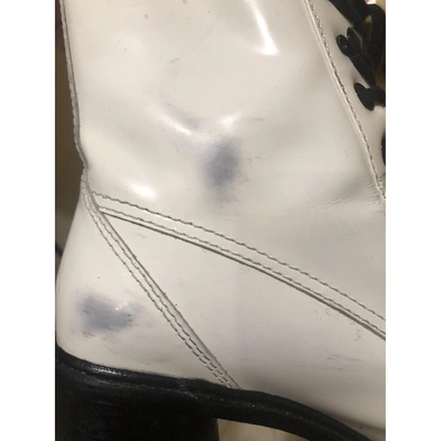 Pre-owned Marc Jacobs White Leather Boots