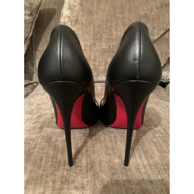 Christian Louboutin Black Patent So Kate 120 – Dina C's Fab and Funky  Consignment Boutique