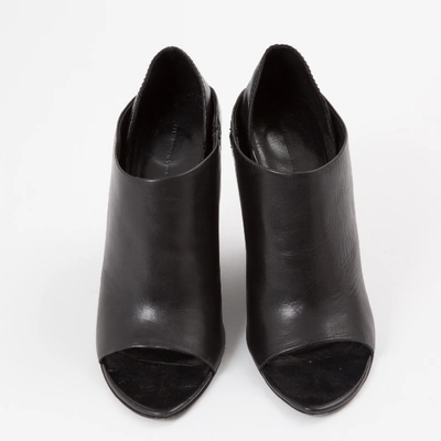 Pre-owned Alexander Wang Leather High Heel In Black