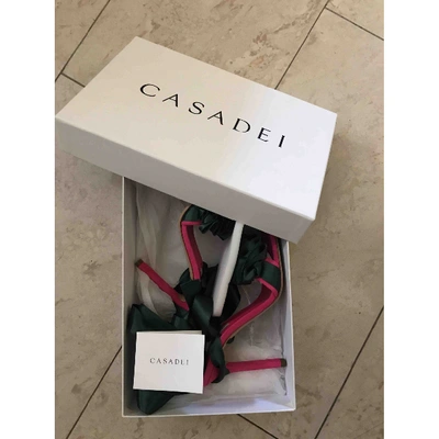 Pre-owned Casadei Heels In Pink
